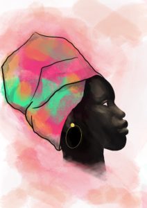 portrait d'une femme africaine